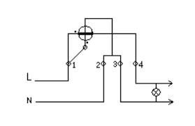 单相电表接线方式——二进二出接线法