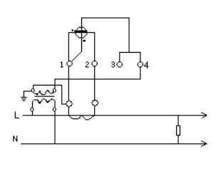 单相电表接线方式——经互感器接入式法