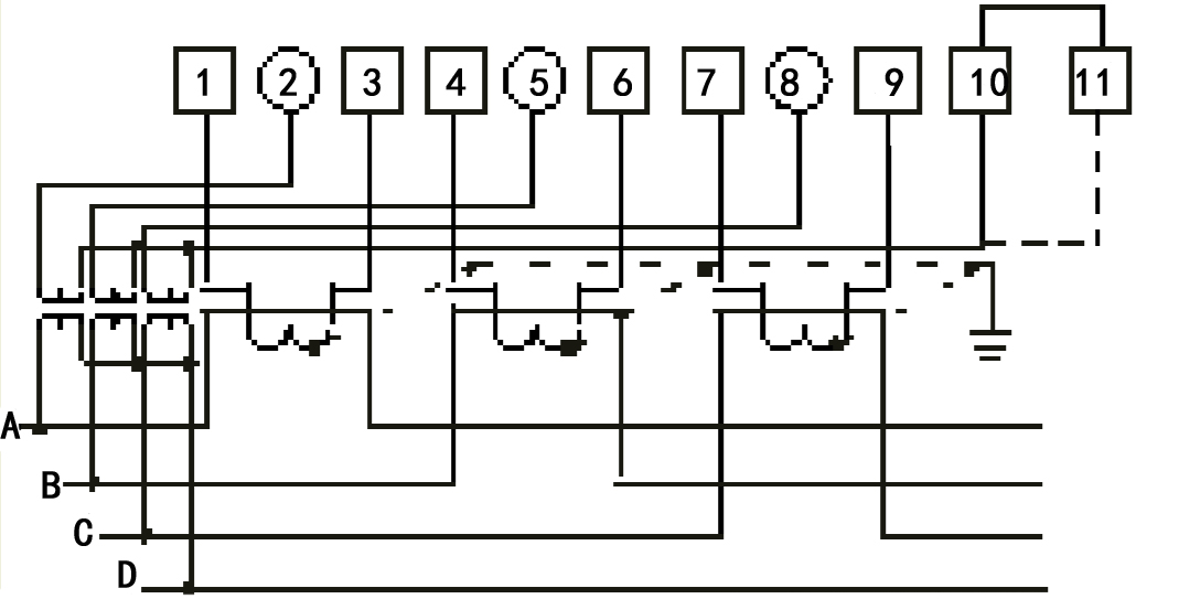 华立dtsd545接线方式——电压、电流互感式接线图