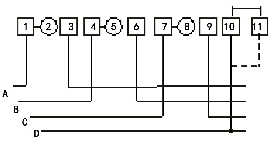 华立dtsd545接线方式——直接式接线图