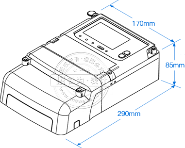 长沙威胜DTSD341-MC3尺寸图