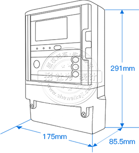 威胜DTSD341-MA1手工测绘图