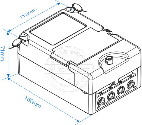 威胜DCGL14-WFET1600手工测绘图